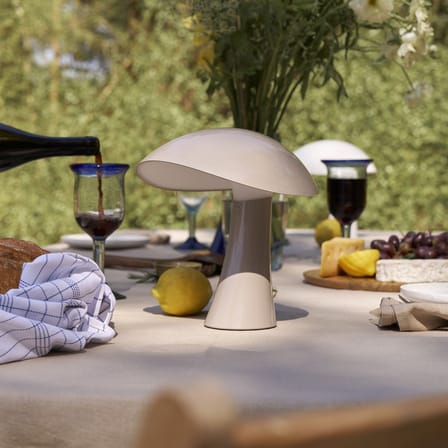 Lampada senza fili ricaricabile Rumee materiale plastico grigio - Louis Poulsen