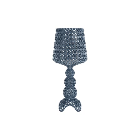 Lampe à poser Mini Kabuki LED plastique bleu / H 70 cm - Kartell
