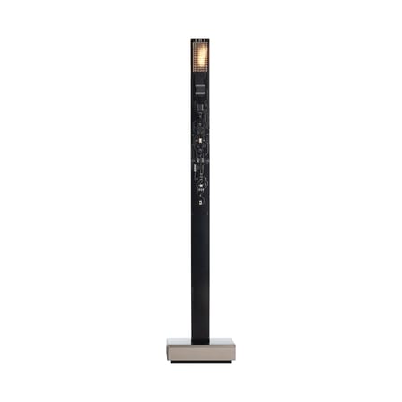 Lampe de table My New Flame plastique noir / Bougie LED - 40 cm / Version USB - Ingo Maurer