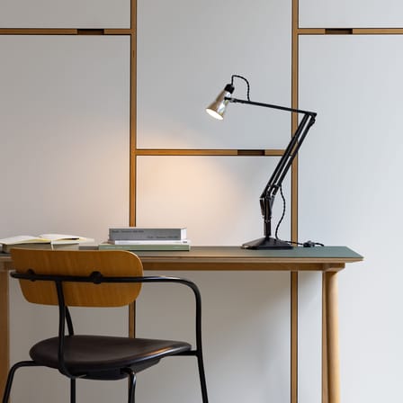 Lampe de table Original 315 métal argent / Edition Navigation - Réédition 1940 - Anglepoise