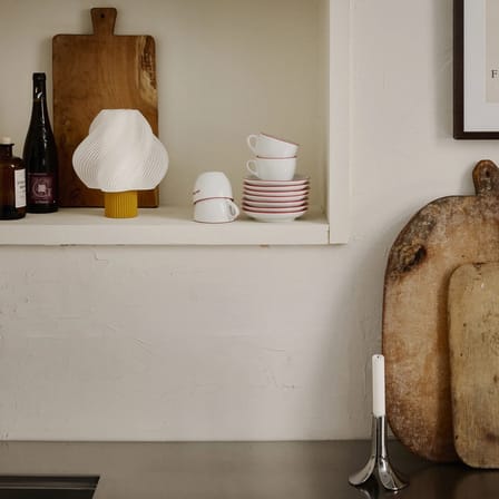 Lampe sans fil rechargeable Soft Serve jaune - CRÈME ATELIER