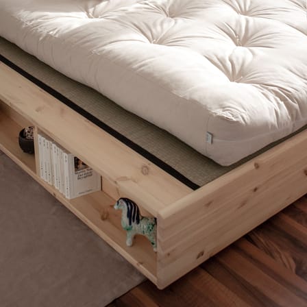 Lit double Ziggy / Pour matelas 180 x 200 cm - Rangements intégrés - KARUP DESIGN