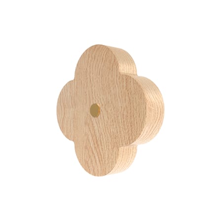 Patère Andrée bois naturel Small / Ø 7 cm - Hartô