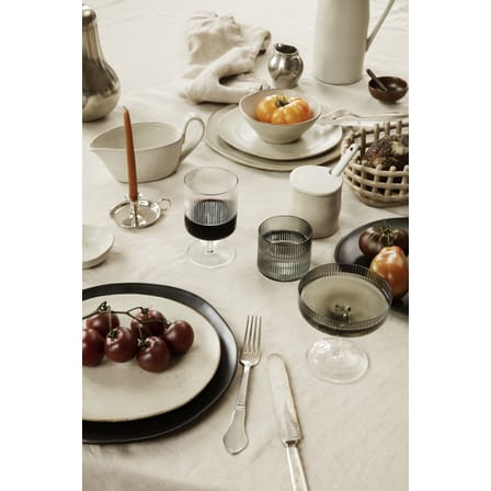 Pot Flow céramique blanc / Avec cuillère - Ferm Living