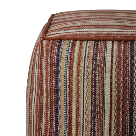 Pouf d'extérieur Zahara Outdoor tissu orange - Ethnicraft