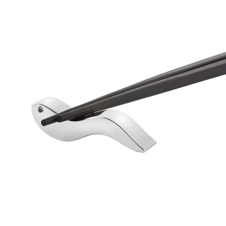 Set de 2 baguettes Anna G. Stick bois noir / Avec support - Alessi