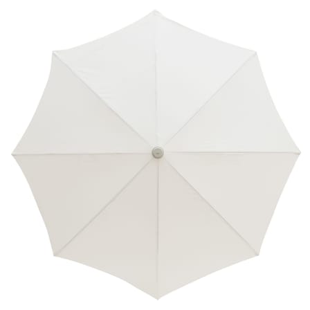 Sonnenschirm The Amalfi textil weiß / Ø 230 cm - - BUSINESS & PLEASURE