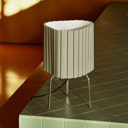 Canelé Table lamp textile green - Hay