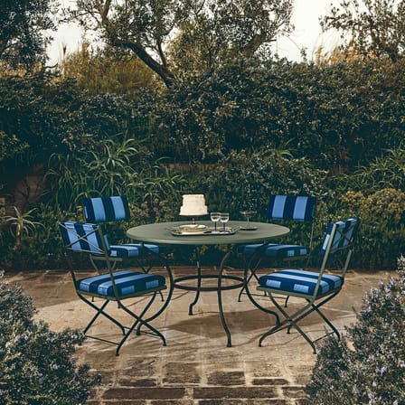Table ronde Igea métal gris / Ø 120 cm - Unopiu
