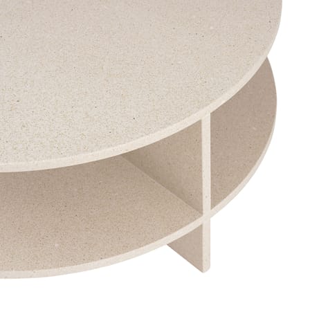 Tavolino Halves pietra beige / Ø 85 cm - Muuto