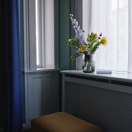 Vase Silent glas grün / Ø 15 x H 19 cm - Muuto