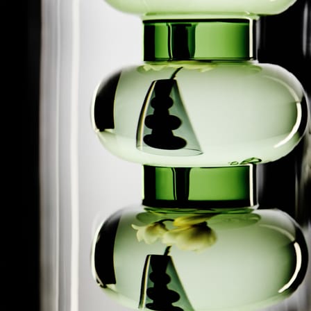 Vaso Bump Tall vetro verde / Ø 13 x H 27 cm - Vetro soffiato - Tom Dixon