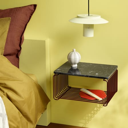 Accessoire  marbre/ Plateau supérieur pour Panton Wire Single - L 34,8 x P 25.7 cm - MONTANA