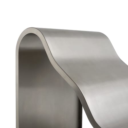 Fauteuil Dream View Bench métal argent / L 60 cm - Muuto