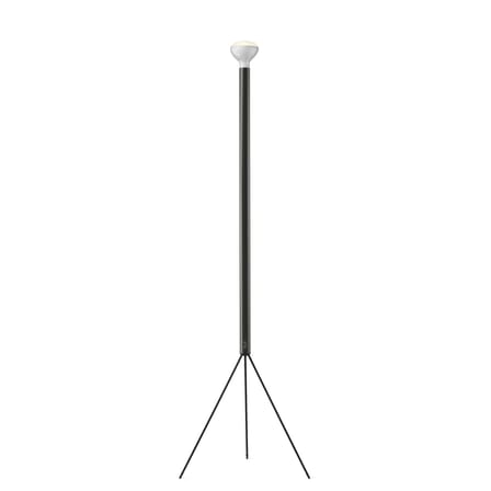 Lampadaire Luminator métal noir / A. & P. Castiglioni, 1954 - Flos