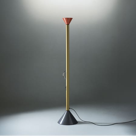 Lampadaire Masters' Pieces - Callimaco LED métal multicolore / Ettore Sottsass, 1982 - Artemide