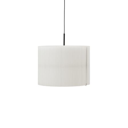 Suspension Nebra Small tissu blanc / LED - Abat-jour ajustable Ø 40 à 75 cm / Seconde vie - NEW WORKS