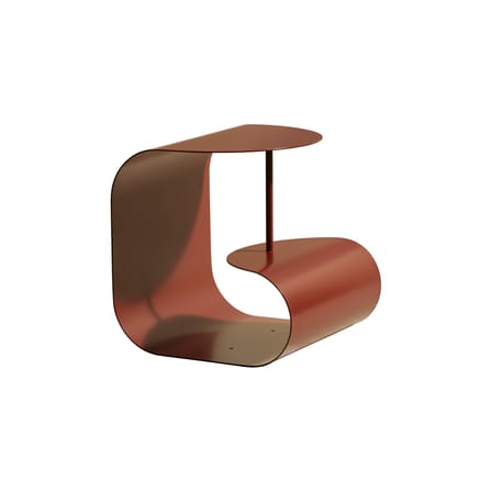 Table d'appoint Gégé métal rouge / 45 x 45 x H 45 cm - Maison Sarah Lavoine
