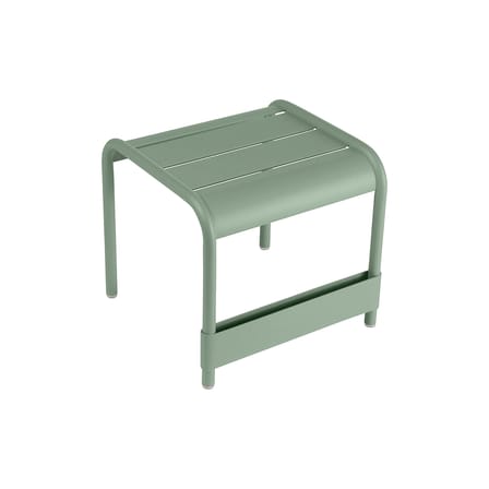 Table d'appoint Luxembourg métal vert / Repose-pieds - 44 x 42 cm - Fermob