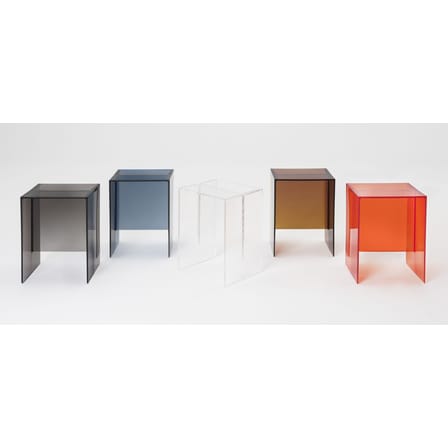Table d'appoint Max-Beam plastique bleu / Tabouret - Kartell