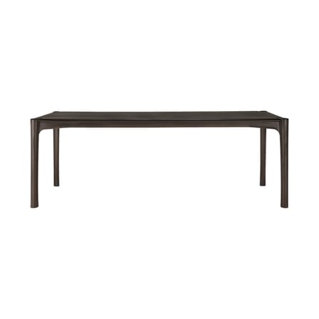 Table rectangulaire PI bois marron / 220 x 95 cm - 8 personnes - Ethnicraft