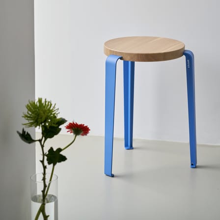 Tabouret empilable Lou / H 45 cm - Chêne éco-certifié - TIPTOE