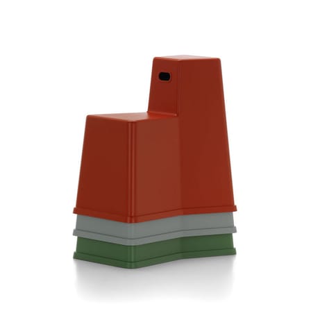 Tabouret Stool-Tool plastique vert / Multifonction - Vitra