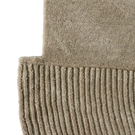Tapis Zen Split tissu beige / 300 x 344 cm - Bolia