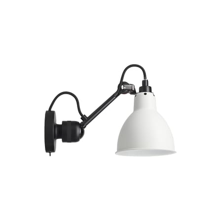 Wandleuchte mit Stromkabel N°304 SW corian weiß - DCW éditions