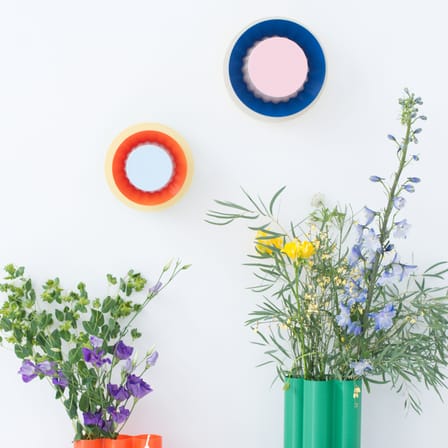 Applique Mina / Ø 20 cm - Plastique recyclé / Fabriqué en France - Warren & Laetitia