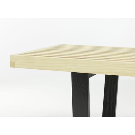 Banc Nelson Bench bois naturel / L 122 cm - By George Nelson, 1946 - Vitra