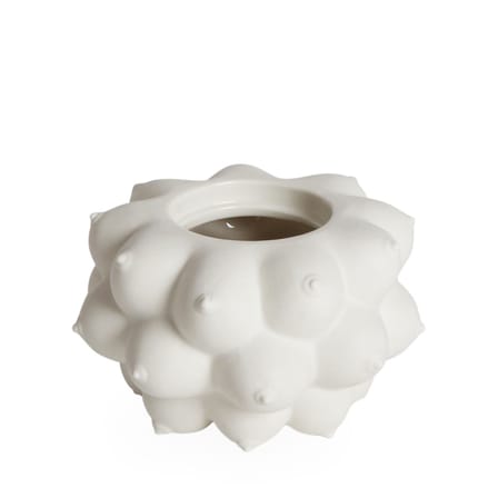 Boîte Georgia céramique blanc / Seins en relief - Jonathan Adler