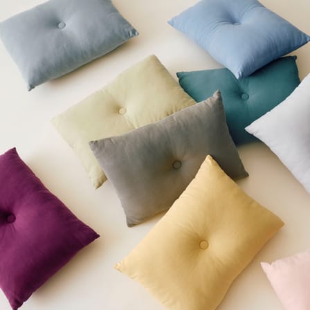Coussin Dot Lin jaune / 60 x 45 cm - Hay
