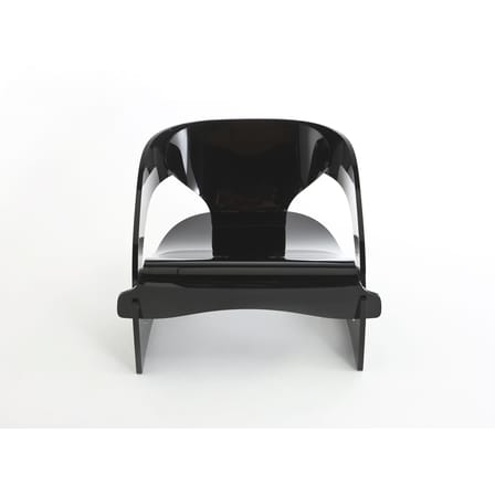 Fauteuil 4801 plastique noir / by Joe Colombo - Édition Limitée et numérotée - Kartell