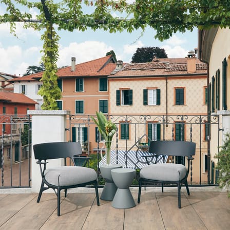 Fauteuil rembourré A.I. Lounge OUTDOOR tissu vert - Kartell