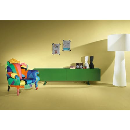 Fauteuil rembourré Proust Geometrica tissu multicolore / Alessandro Mendini, 1978-2009 - Cappellini