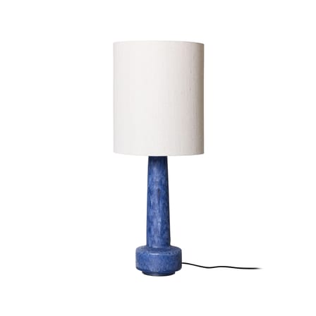 Lampe Retro céramique bleu / H 84 cm - Grès & lin - HK LIVING