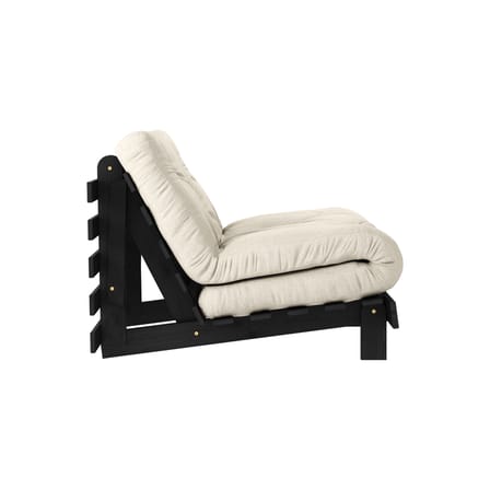 Fauteuil convertible Roots / Dormeuse & lit d'appoint - 3 positions / Structure noire - KARUP DESIGN