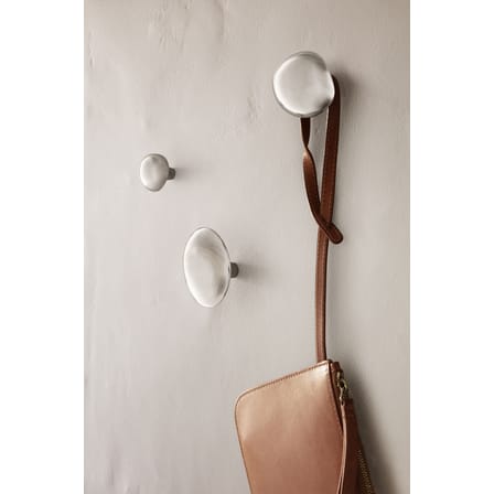 Patère Lemon gris argent métal / Poignée - Ferm Living