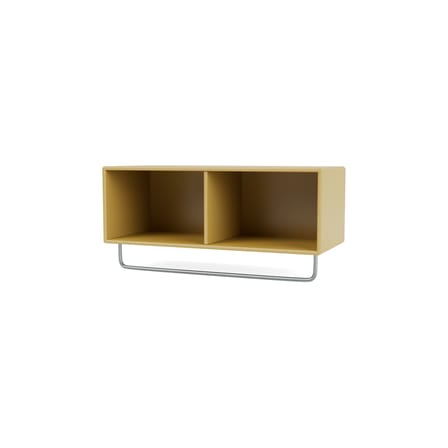 Étagère Coat bois jaune / Penderie - L 69,6 x H 24 x Prof. 30 cm - MONTANA