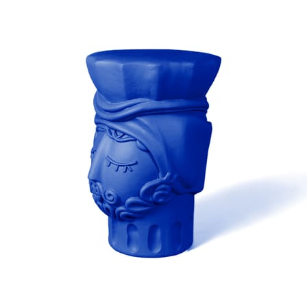 Magna Graecia - Testa di Moro Man Stool ceramic blue - Seletti