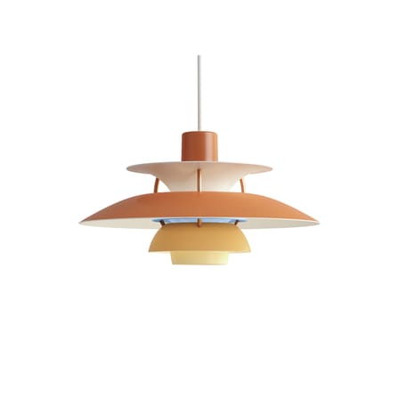 Suspension PH 5 Mini métal orange / Ø 30 cm - Louis Poulsen