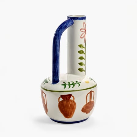 Vase Bijao céramique multicolore / Ø 25 x H 45 cm - Serax