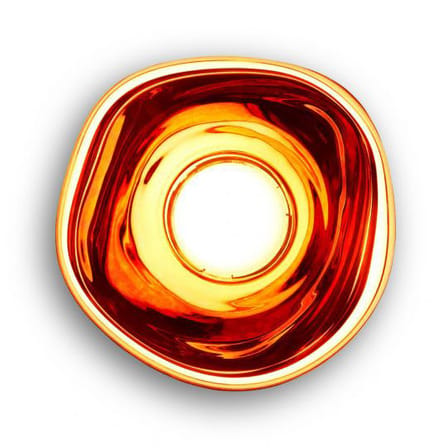 Wandleuchte Melt Surface plastikmaterial orange metall / LED - Ø 50 cm / Farbwechsel - Tom Dixon