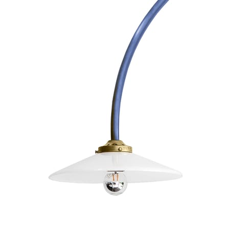 Applique avec prise Hanging Lamp n°2 métal bleu / H 180 x L 75 cm - valerie objects