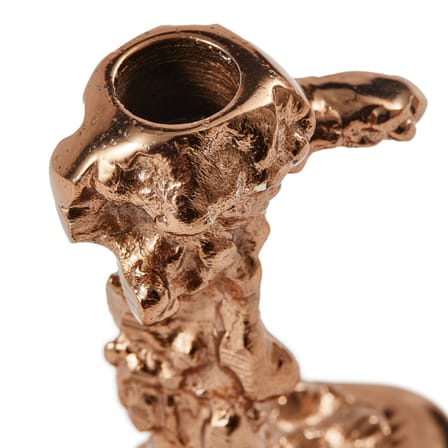 Bougeoir Drip Small métal or / H 14 cm - Pols Potten