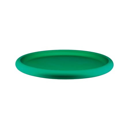 Centre de table Discolo métal vert / Federico Angi, 2023 - Ø 34 cm - Alessi