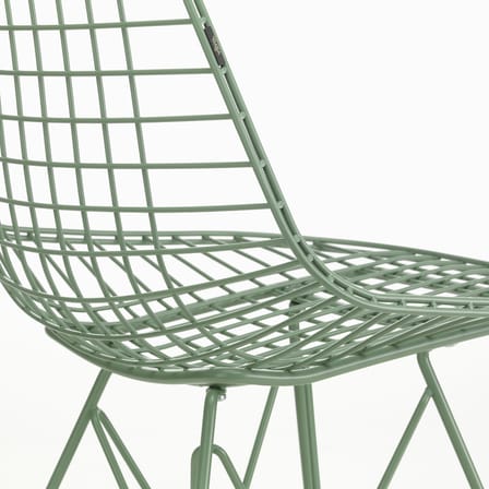 Chaise Wire Chair DKR Colours métal vert / By Charles & Ray Eames, 1951 - Vitra