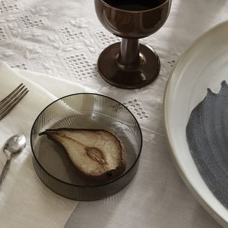 Set de 4 coupelles Ripple / Verre strié - Ferm Living