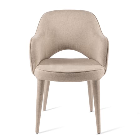 Fauteuil rembourré Cosy tissu beige - POLSPOTTEN